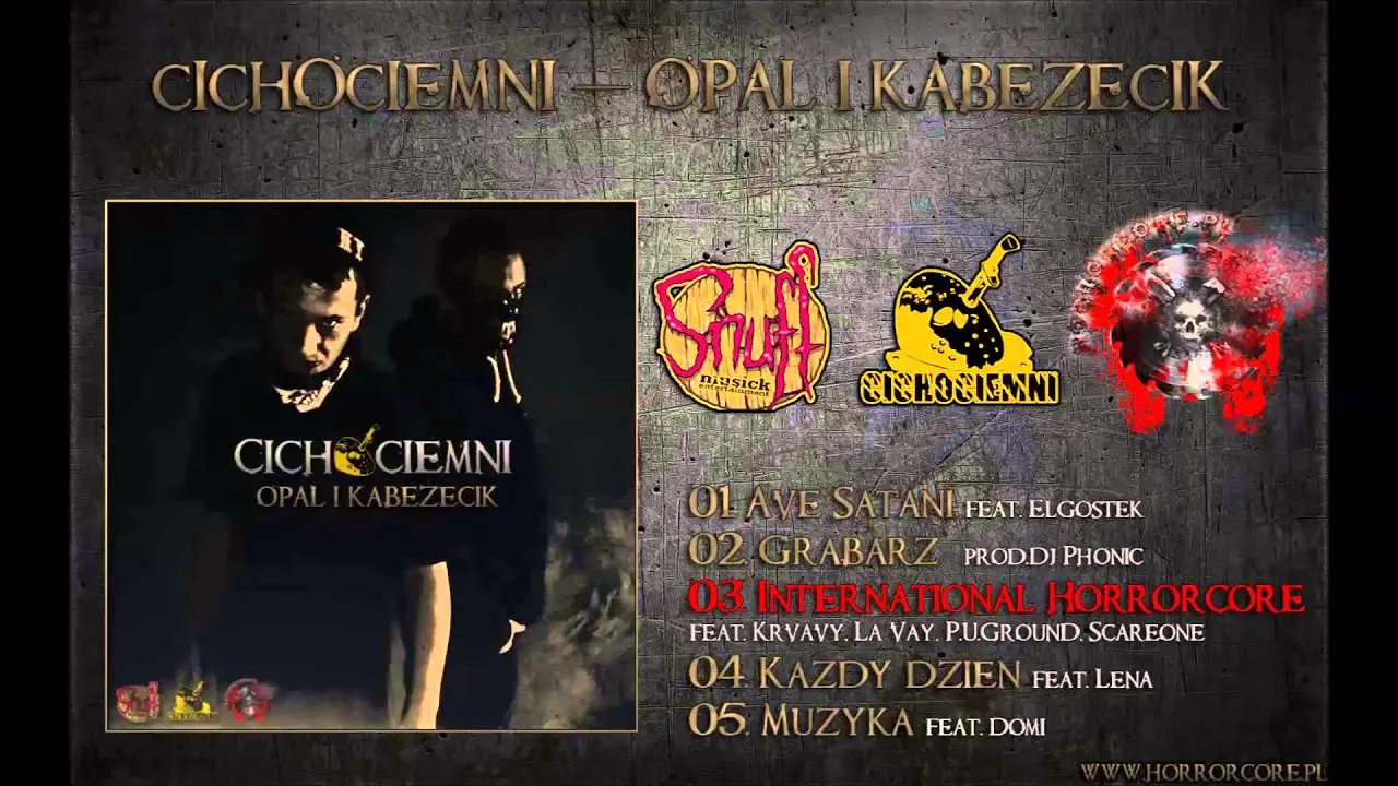 03. CichoCiemni – International Horrorcore feat. Krvavy, La Vay, P.U Ground, Scareone